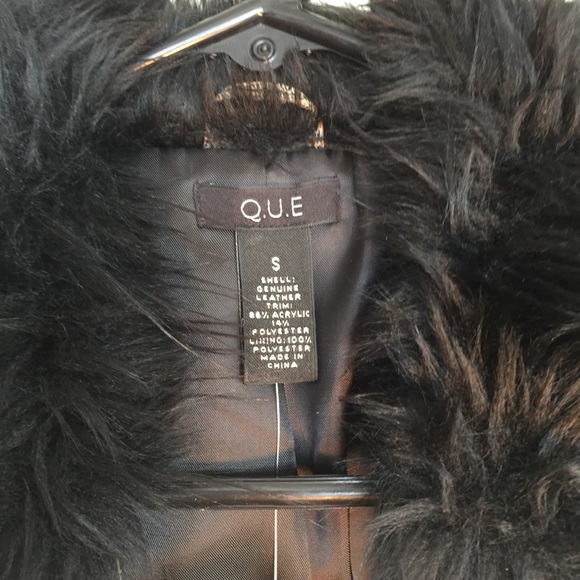 NWT Que Genuine Leather Vest - Picture 4 of 8